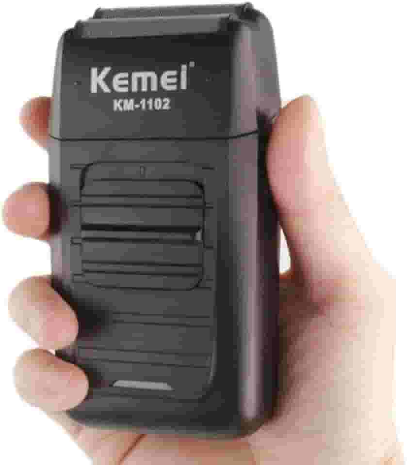 Maquina De Barbear Kemei Km 1102 Sem Fio Recarregável