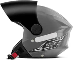 CAPACETE ABERTO MIXS WAY PRATA TAM. 58 VIS. FUMÊ