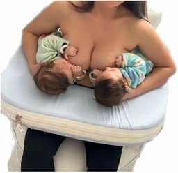 Almofada Amamentacao Gemeos Grande Azul