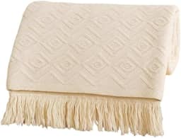 Manta Para Sofá Gigante 240x180 Capa Protetora Algodão Proteção Total(Crua tambaba)