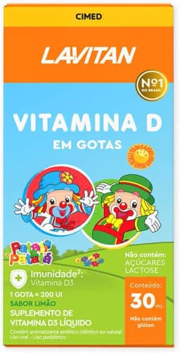 LAVITAN VIT-D SOL OR FR 30ML, Laranja, Pequeno