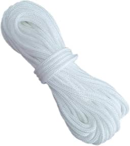 Corda De Varal de Teto Resistente Antimofo 25 Metros - 3mm BRANCO