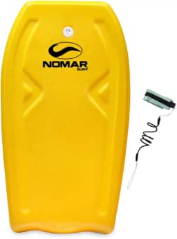 Prancha De Bodyboard Modelo Junior Amarela 87cm Nomar Surf