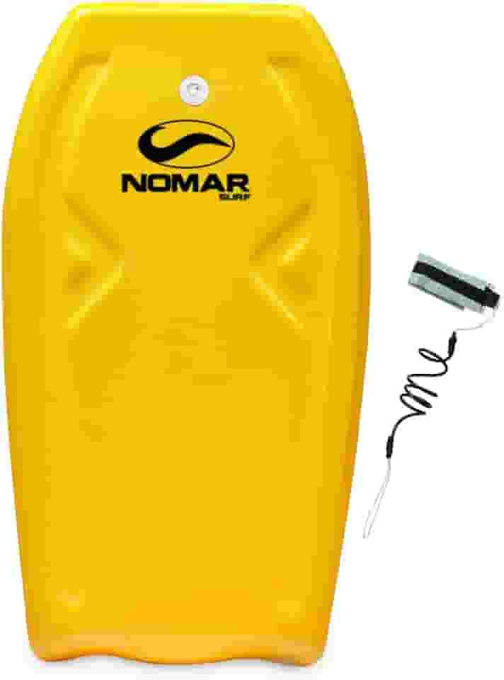 Prancha De Bodyboard Modelo Junior Amarela 87cm Nomar Surf
