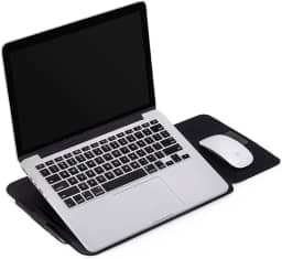 Gshield Capa Ergonômica para Notebook de até 15.6' polegadas com Mousepad Embutido e Elevação de Altura, Smart Dinamic (Preta)