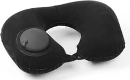 Travesseiro de Pescoço Inflável, Travesseiro de Viagem Inflável, Formato 'U' Anatomico Cervical com Inflador