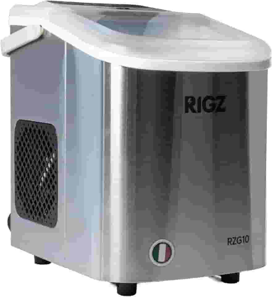 Máquina de Gelo Rigz RZG10 12kg/dia – Portátil, Produção Rápida (220, Volts)