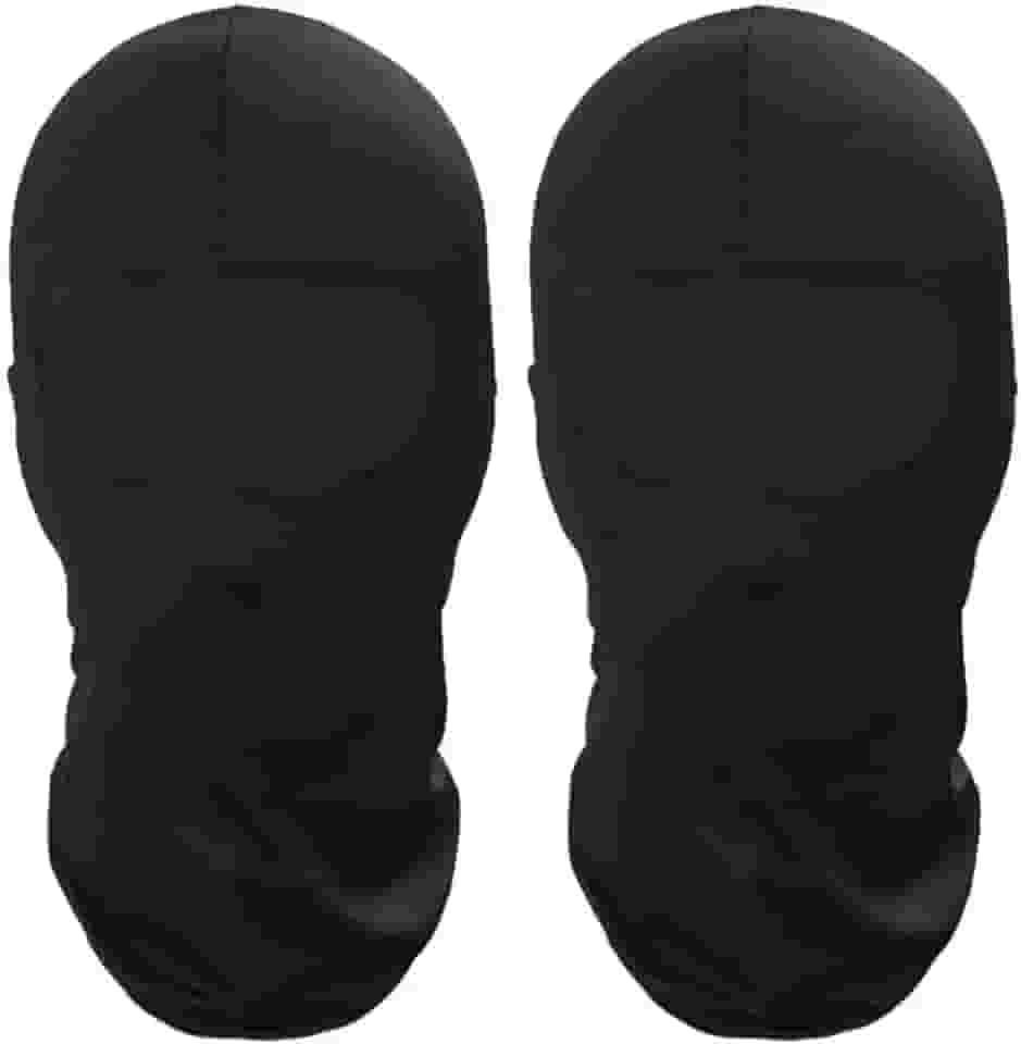 2 máscaras de esqui balaclava para homens e mulheres, cobertura facial completa com proteção UV, máscara facial de inverno leve