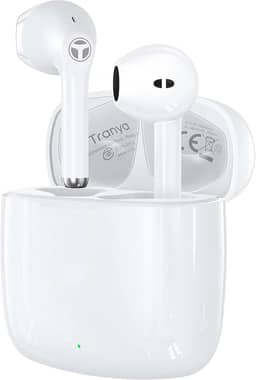 Tranya F4 Fone de Ouvido Bluetooth Sem Fio, Bluetooth 5.3 -Branco