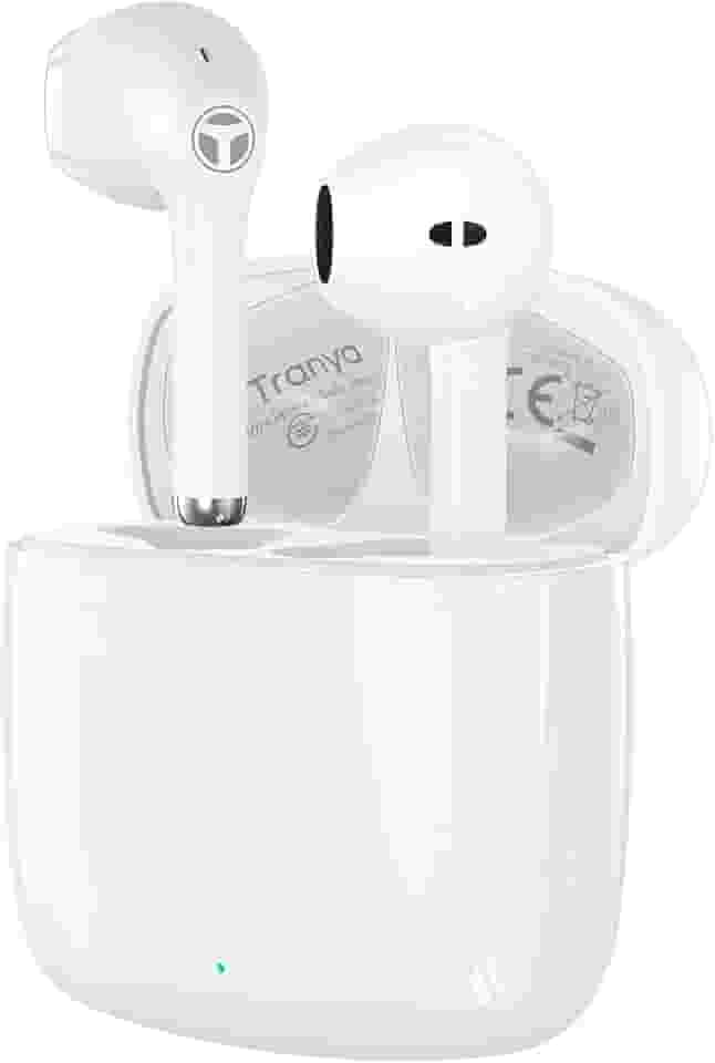 Tranya F4 Fone de Ouvido Bluetooth Sem Fio, Bluetooth 5.3 -Branco