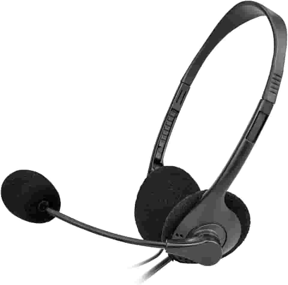 HEADSET OFFICE SLIM ESTEREO DRIVER 40 MM CABO 1,8M PRETO LETRON