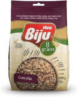 MEU BIJU Arroz 8 Graos Integrais Com Chia 500G