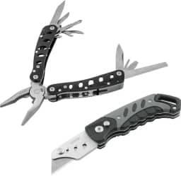 Alicate canivete e um estilete, jogo com 2 peças, VONDER