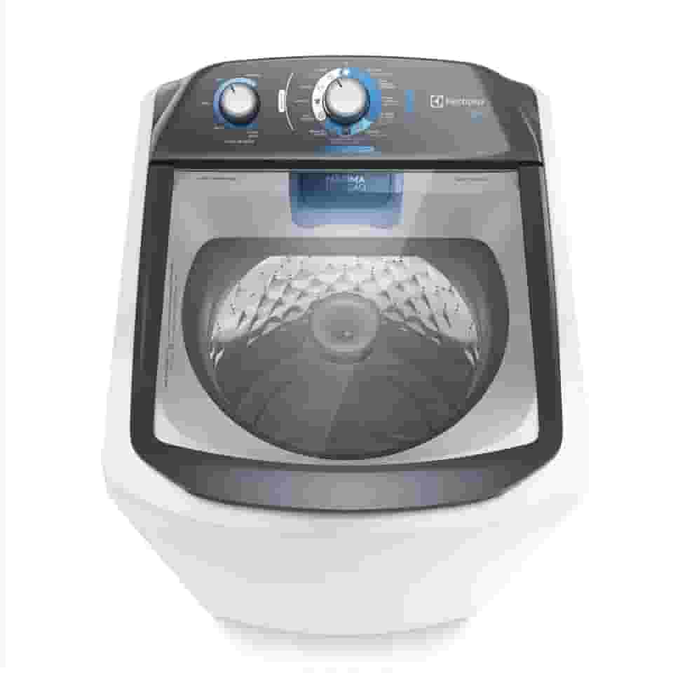 Electrolux Máquina de Lavar Electrolux 13kg Branca Efficient Duplo Dispenser, Cesto Inox e Máxima Diluição (LDA13) 127V