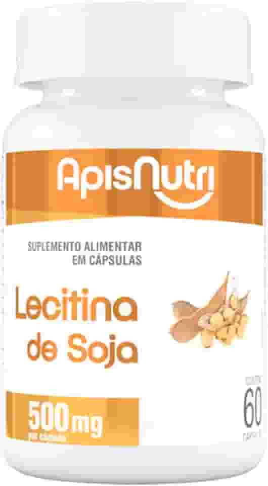 Lecitina de Soja 500mg (60caps), Apisnutri
