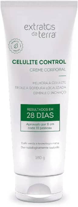 Celulite Control – Creme Redutor com Cafeína Nanoencapsulada, Óleos Termogênicos e Drenantes