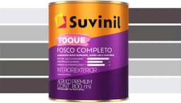 Tinta Acrílica Fosco 800ml Tons de Cinza Toque Fosco Completo Parede Suvinil (Elefante)