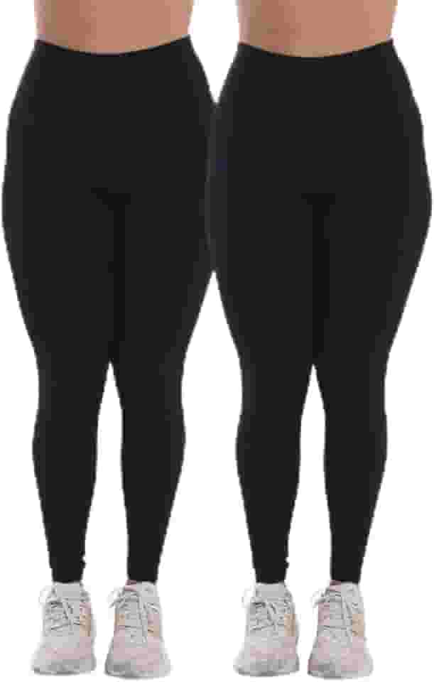 Kit 2 Calças Legging Feminina Treino Academia Fitnes