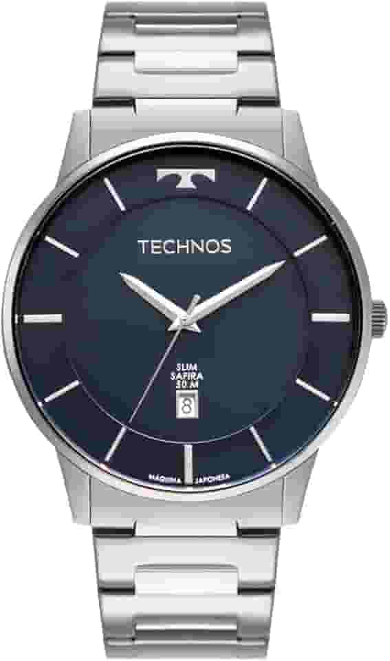 Relógio Technos Masculino Slim Prata - GM10YQ/1A