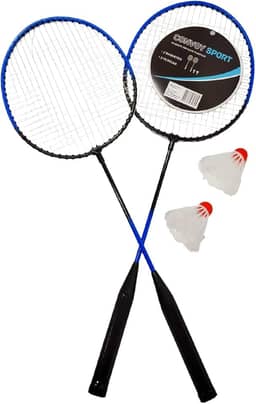 Kit 2 Raquetes Badminton + 2 Petecas - YS37025 - Convoy