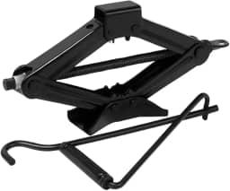 Macaco Sanfona Automotivo, 1 Tonelada, com Chave Manivela, para Carros Populares