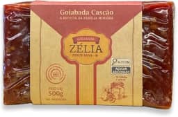 Doces Zélia Goiabada Cascão Zélia Barra 500G