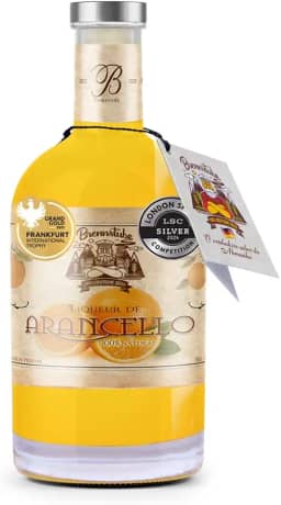 Brennstube Arancello, Licor de Laranja Natural, Premiado com Ouro em Frankfurt e Prata em Londres, 100% Artesanal