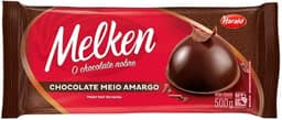Barra de Chocolate Melken Meio Amargo 500g - Harald