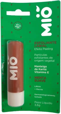 Esfoliante Labial Mió Efeito Peeling Sabor Menta Suave 3,6g