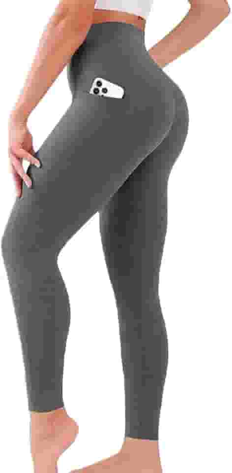 Calça Legging Feminina Fitness Cintura Alta Com Bolso Para Academia e Treino