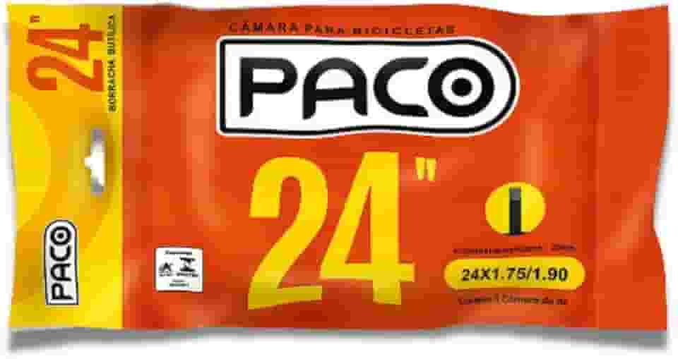 FOXCUP Camara de Ar para Bicicleta de Montanha Aro 24 Válvula Americana 35mm Schrader