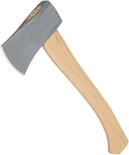Edward Tools machado de madeira para acampamento – Hatchet esportivo de 35,56 cm com cabeça de aço vulcano de 45,72 kg e alça de nogueirinho sólida para acampamento, escoteiros, ao ar livre