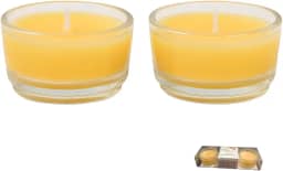 Kit 2 Velas Aromáticas em Vidro para Decoração e Aromaterapia – Relaxamento e Perfume Ambiente