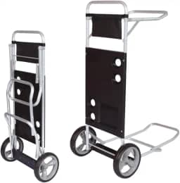 Carrinho De Praia Com Avanço Para Caixa Térmica Mor Preto