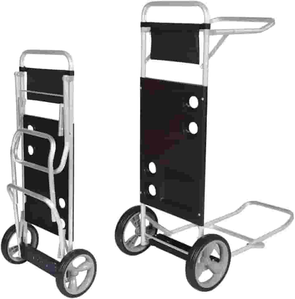 Carrinho De Praia Com Avanço Para Caixa Térmica Mor Preto