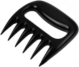 Kit Garra de Urso para Churrasco - 2 Unidades Pretas | Desfiador de Carne | Aço Plástico Resistente | Fácil Limpeza