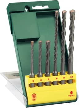 Bosch Jogo de brocas SDS Plus-1 para concreto Ø 5-6-6-8-8-10 mm com 6 peças