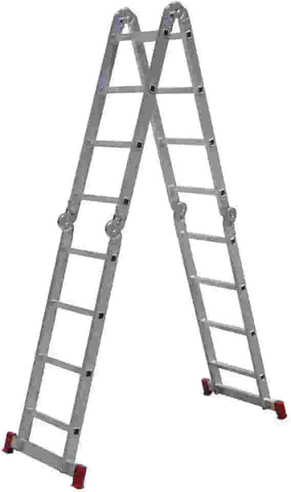 Escada de Alumínio Articulada 13x1 4x4 com 16 Degraus - Botafogo