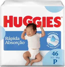 Fralda Huggies Tripla Proteção P - 46 fraldas