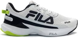 Tênis Fila Recovery Branco Preto e Verde Limão