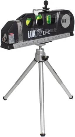 Kit Nível Laser 3 Linhas Nivelador Trena Com Tripé Profissional