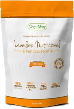 Veganway Levedura Nutricional Em Pó Sabor Provolone 200Gr - Nutritional Yeast -