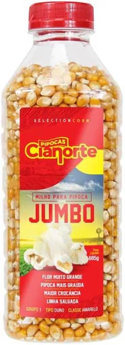 Milho para Pipoca Tipo Jumbo 685g - Flor Grande Graúda
