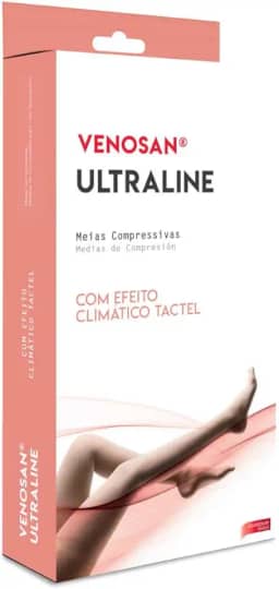 Meia Venosan 7/8 Ultraline Média Compressão Ponteira Aberta (20-30 mmhg)