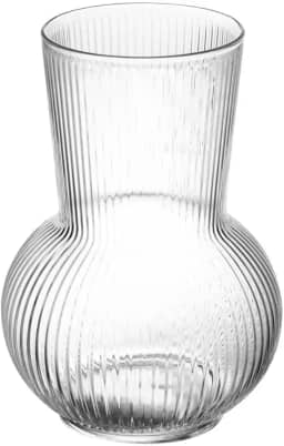 WOLFF - Vaso de Vidro Lines 8,2cm x 6,8cm x 17cm