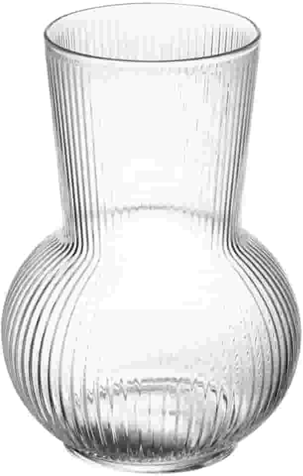 WOLFF - Vaso de Vidro Lines 8,2cm x 6,8cm x 17cm