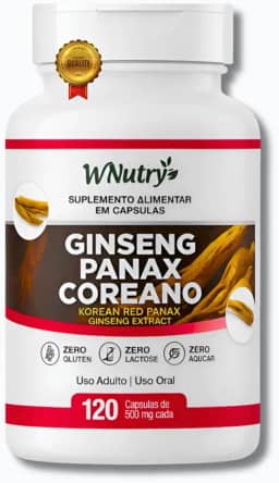 Ginseng Premium WNutry 120 Cápsulas 500mg