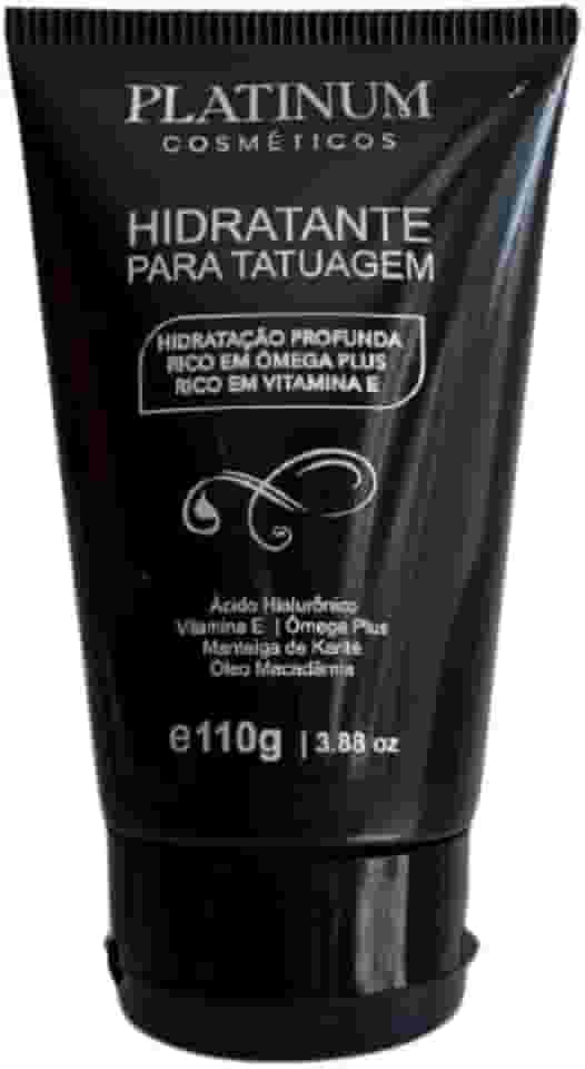 Creme Hidratante 110g Para Tatuagem E Cicatrizante Tattoo Loção S/Álcool Ácido Hialurônico Proteção Contra Ressecamento Sol Restaurador Vitaminas Minerais
