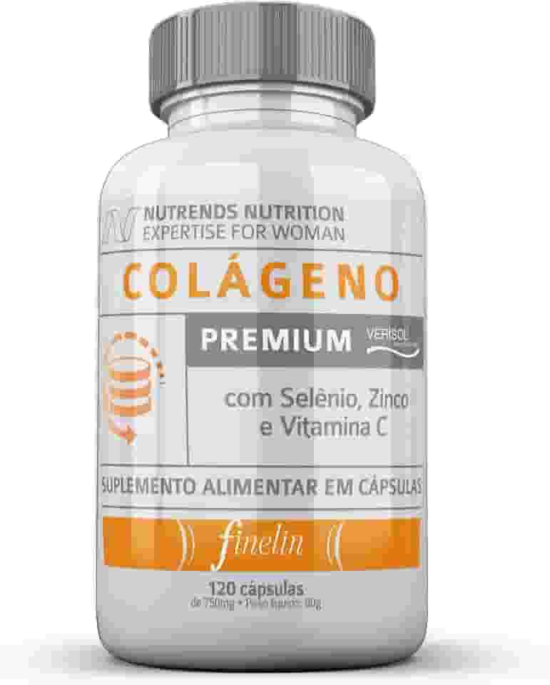 Nutrends Colágeno Hidrolisado Verisol Premium 120 Cápsulas Pacote De 120