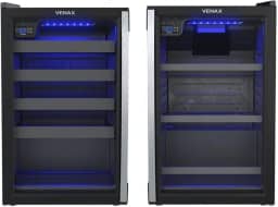 Cervejeira + Adega Venax Blue Light e Piubella 100 Preto 127V